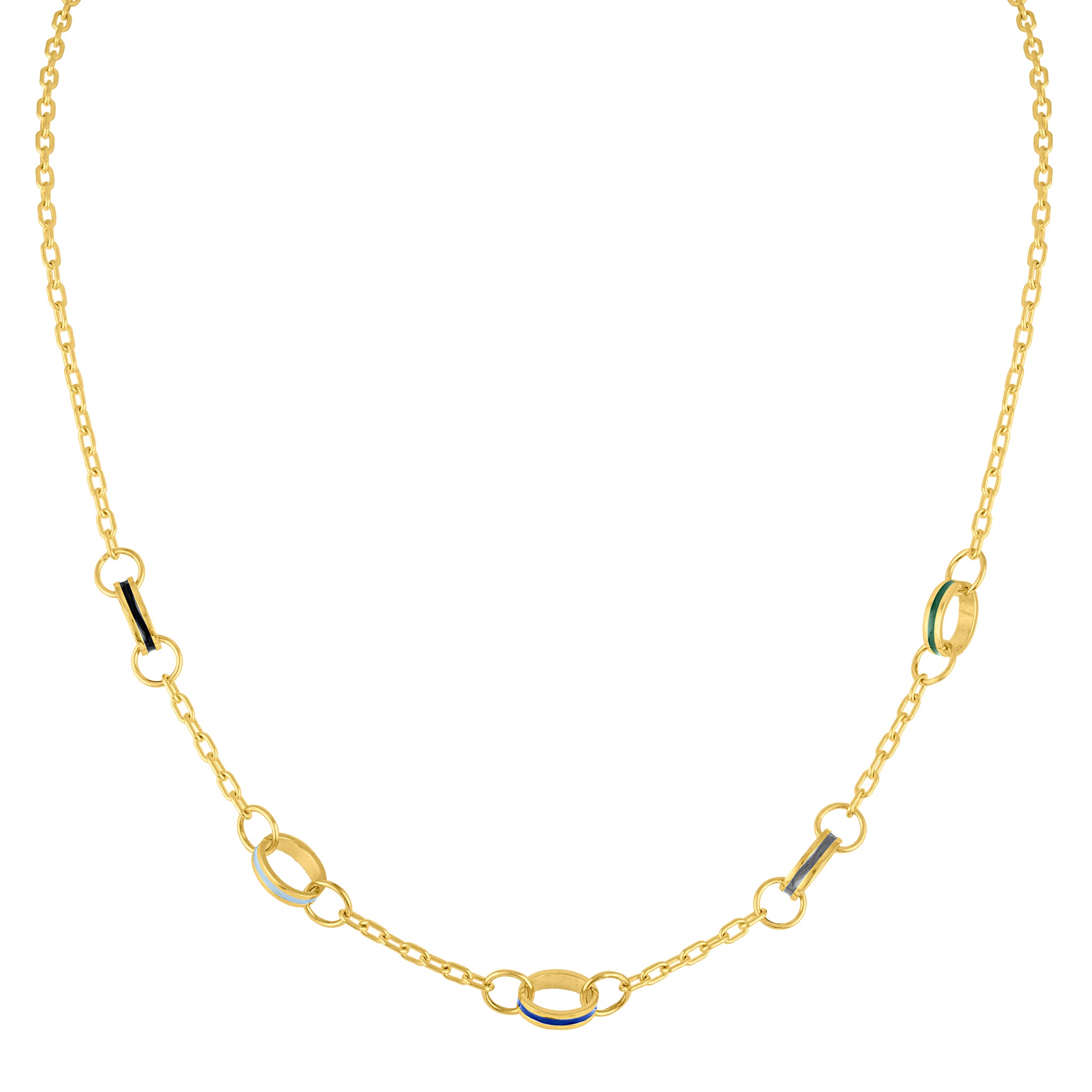 Mini Loops Chain Necklace