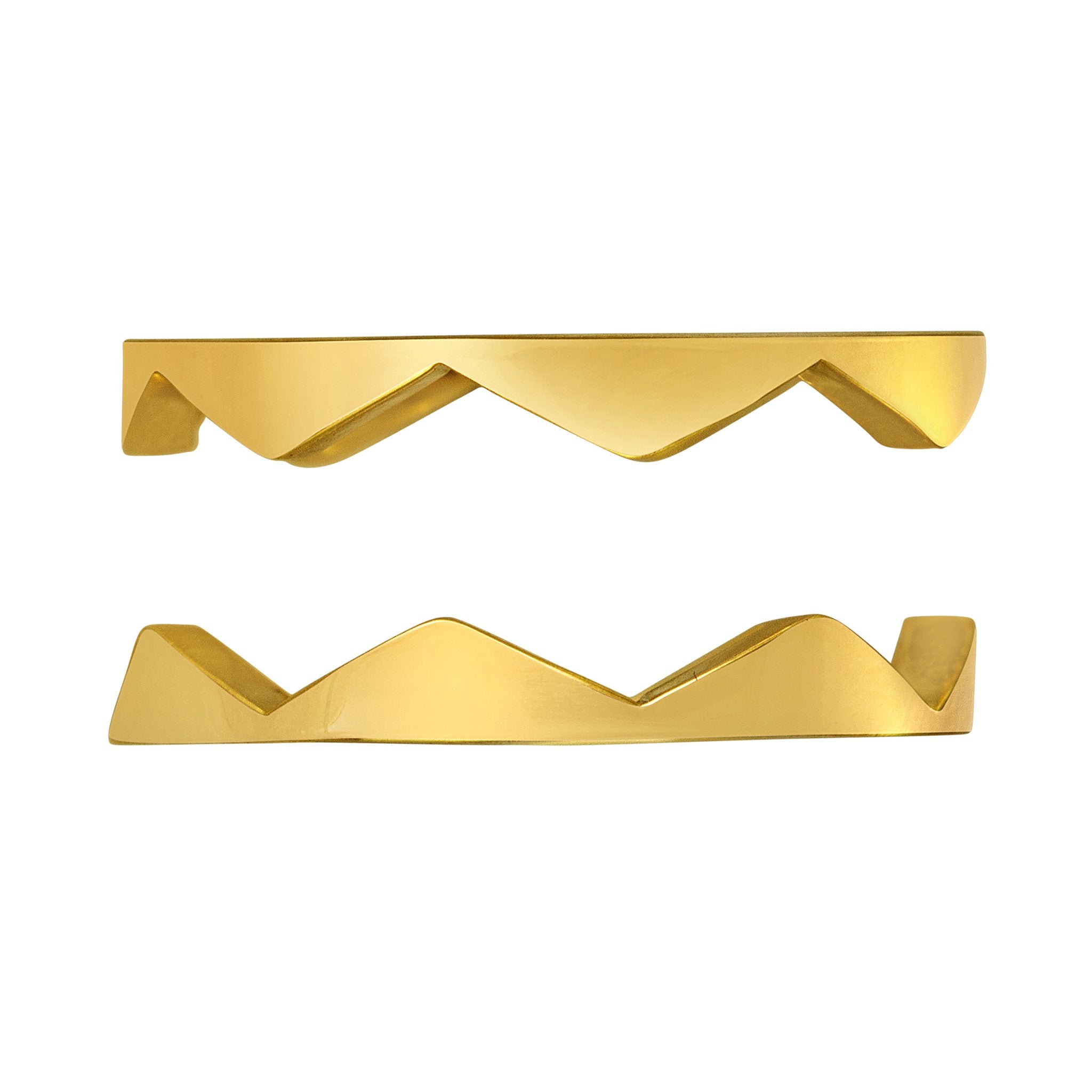 Grid Band Ring: 18k Gold, Square Rainbow Moonstones